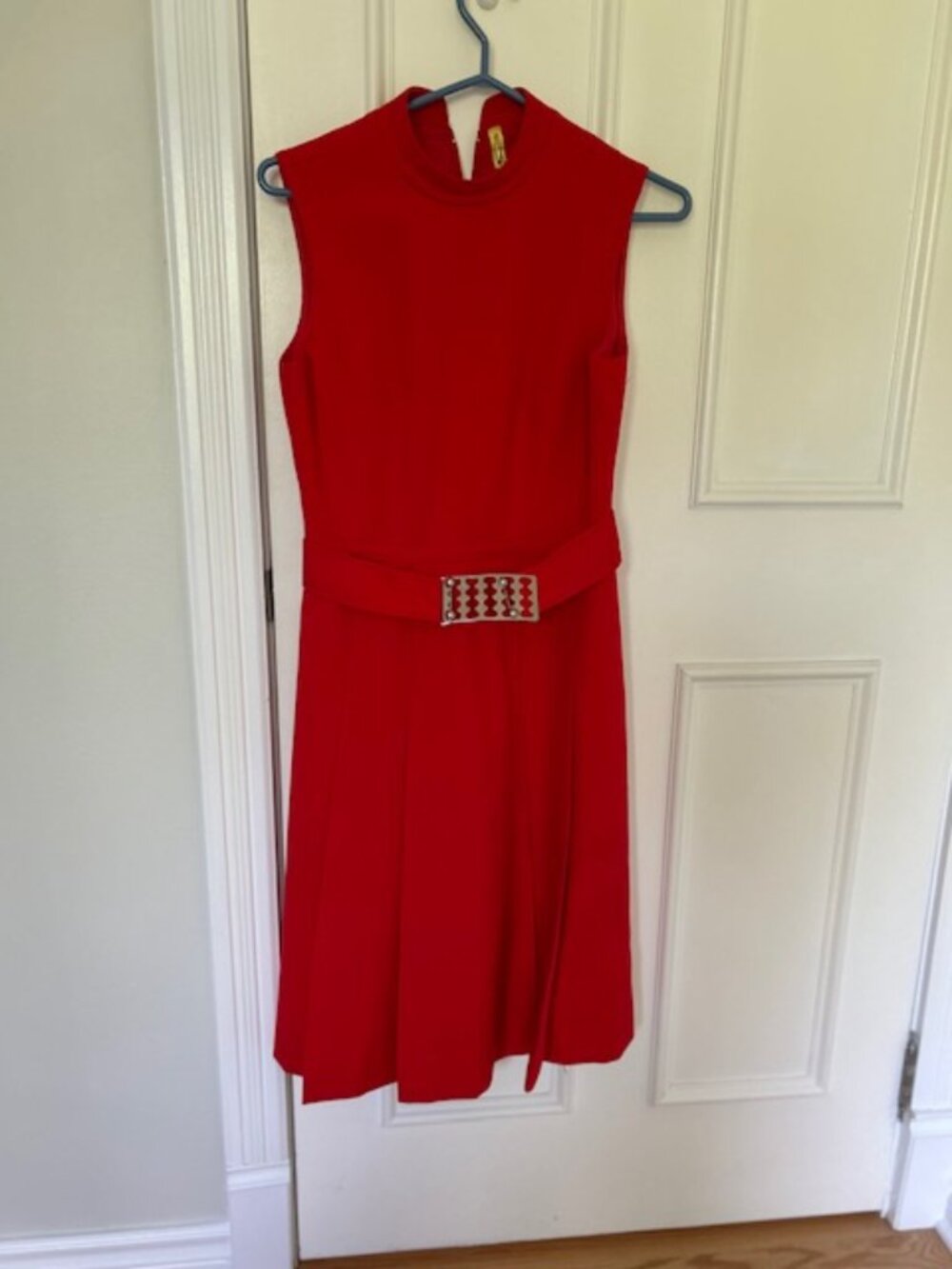 Vintage Jules for Progress (Montreal) red dress + jacket + belt